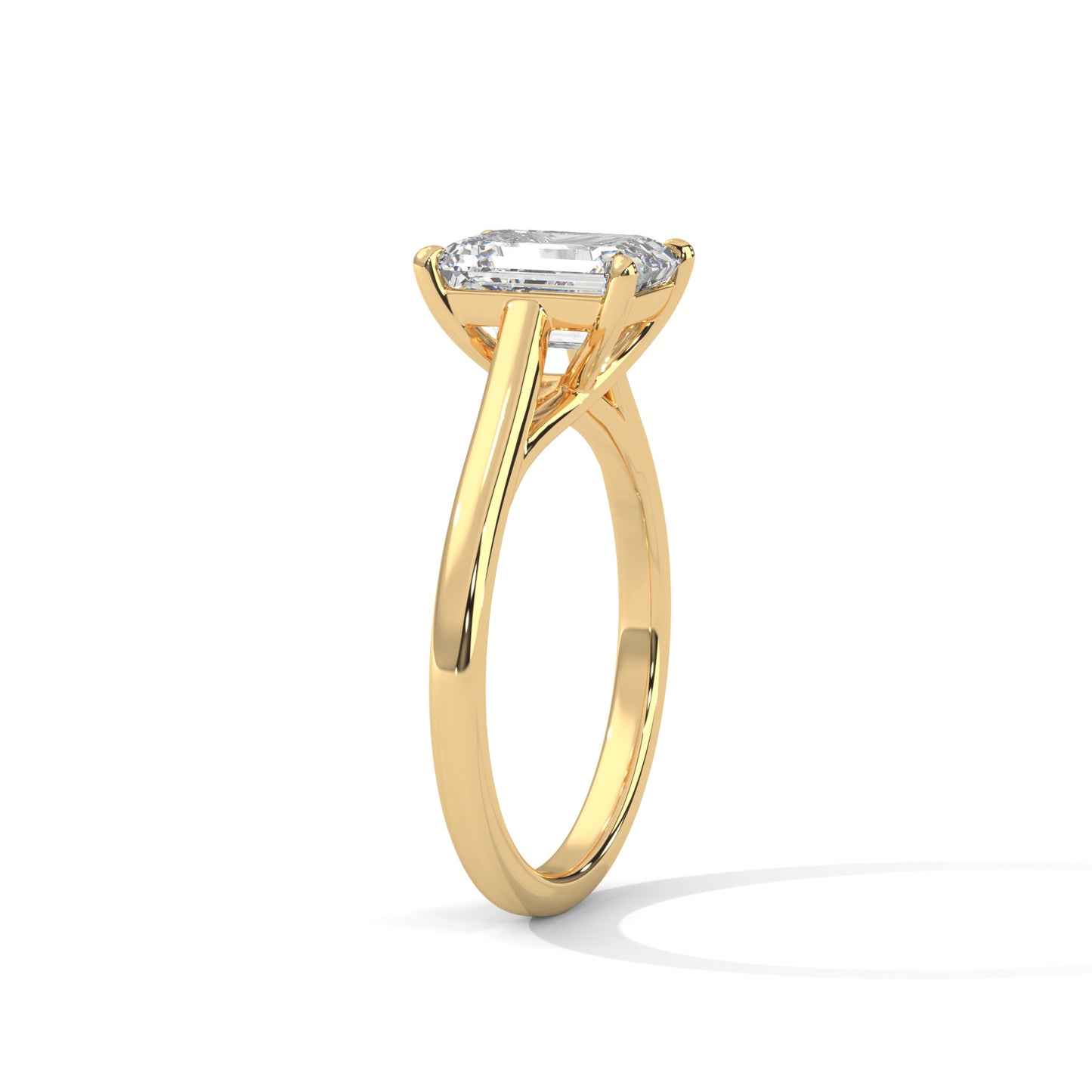 2ct Radiant Cut E-VVS2 Lab Grown Diamond Engagement Ring, Solitaire Ring, Proposal Ring