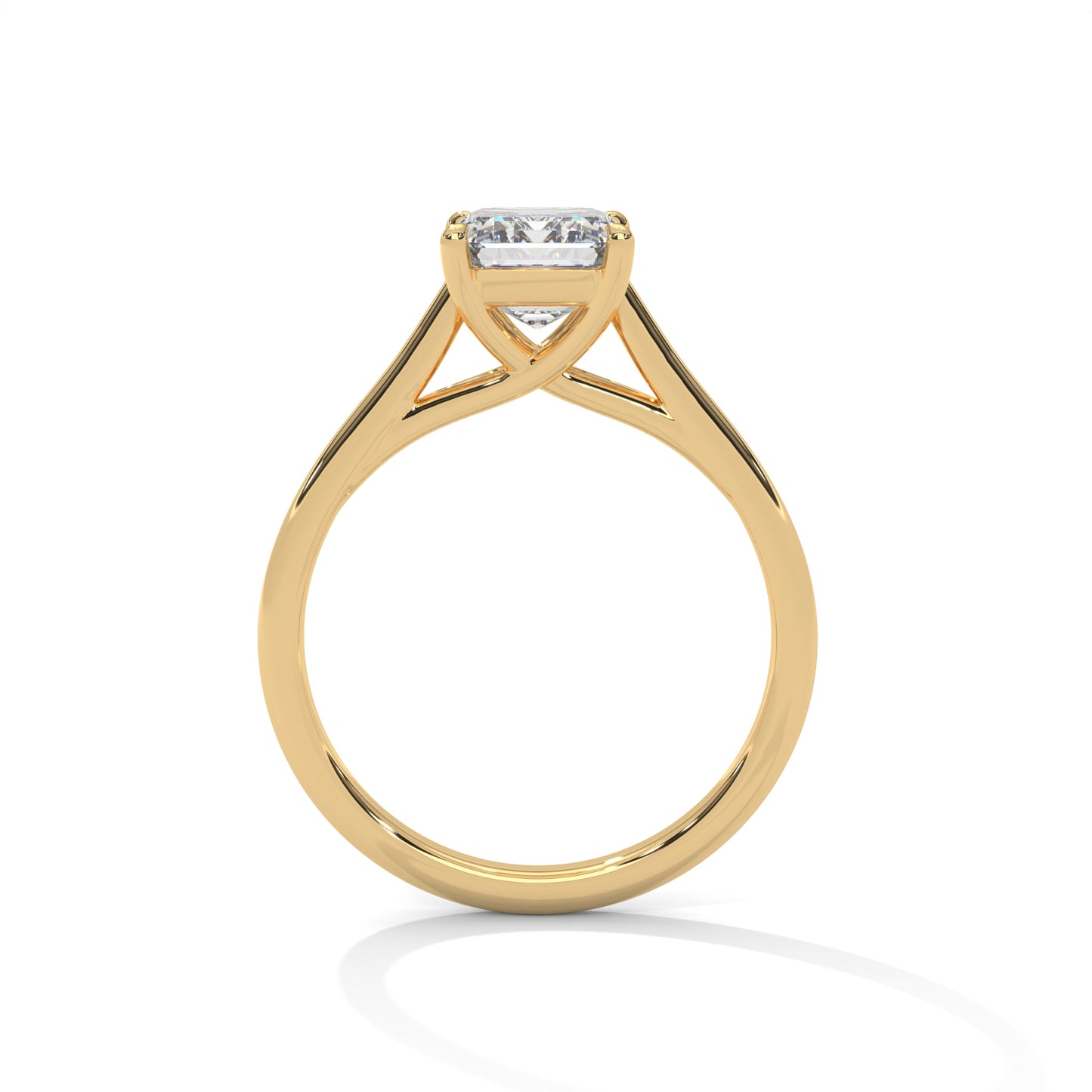2ct Radiant Cut E-VVS2 Lab Grown Diamond Engagement Ring, Solitaire Ring, Proposal Ring