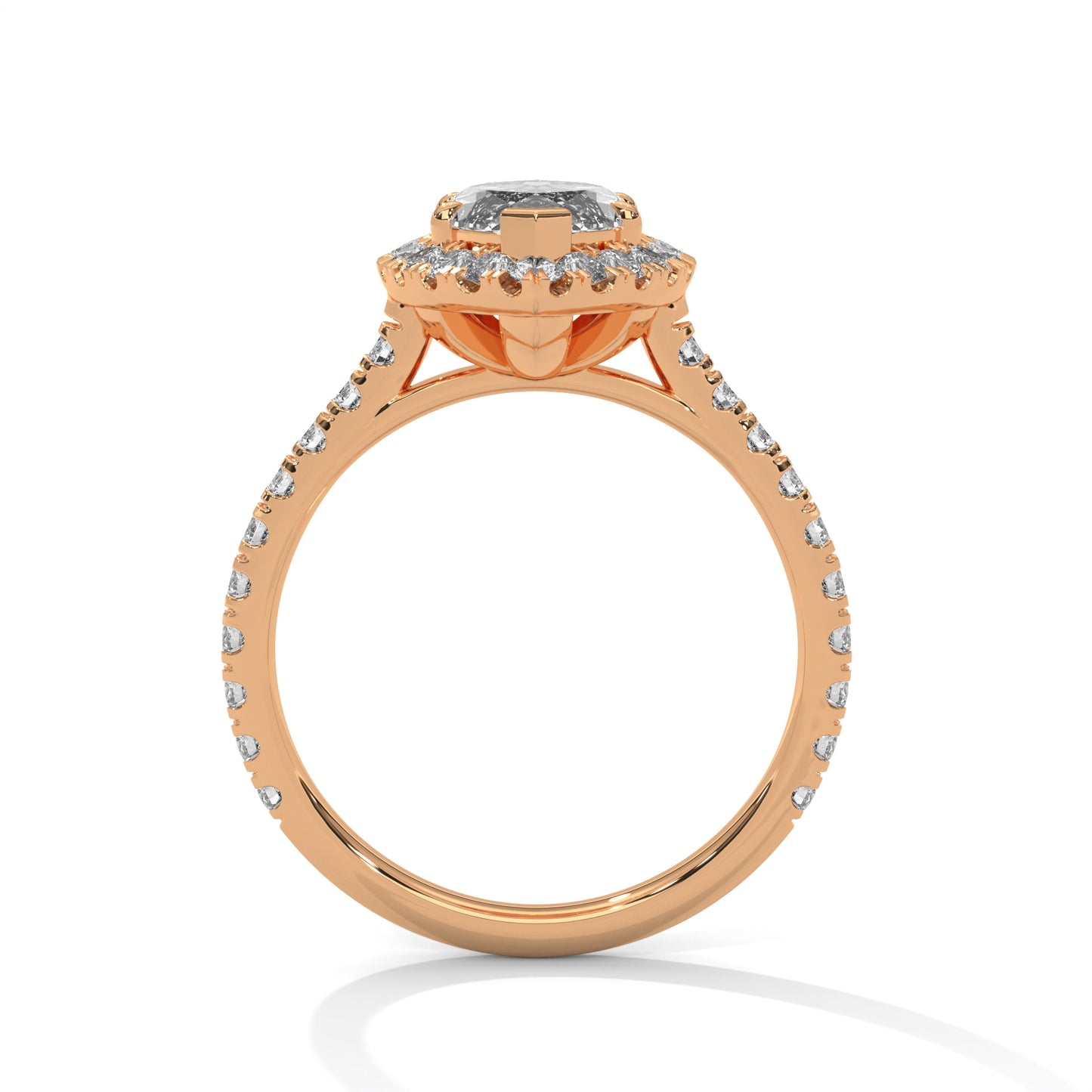 2ct Marquise Cut E-VVS2 Lab Grown Diamond Engagement Ring, 14K Gold, Gift for Her