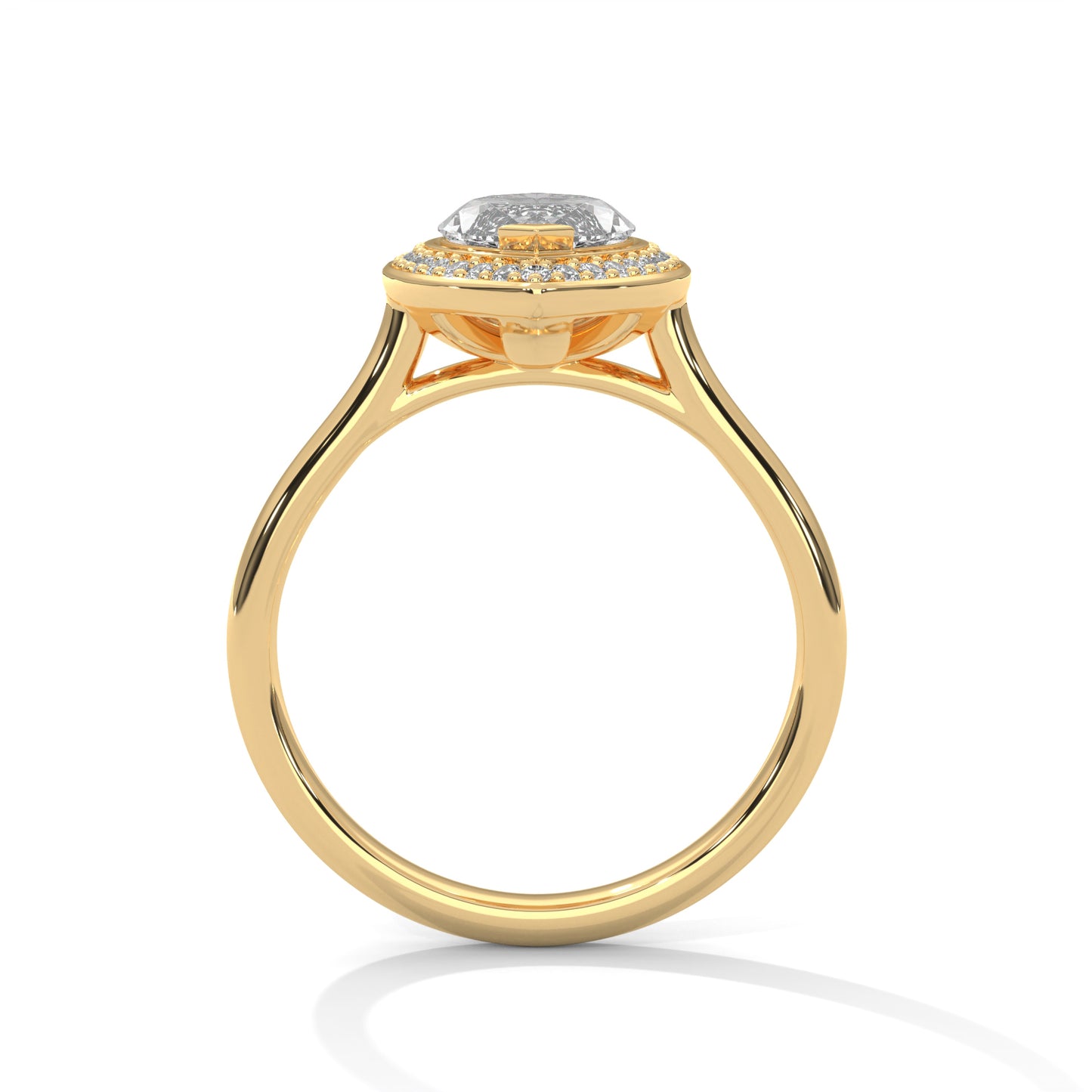 2ct Marquise Cut E-VVS2 Lab Grown Diamond Engagement Ring, IGI Certified Diamond