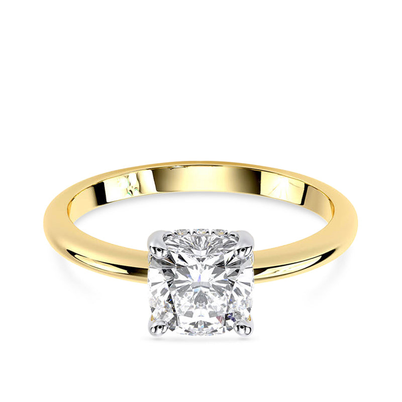 1.50 CT Round E-VVS2 Lab Diamond Ring