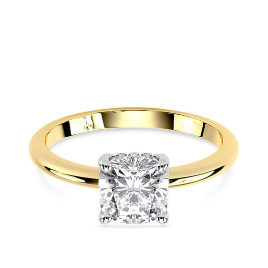 1.50 CT Round E-VVS2 Lab Diamond Ring
