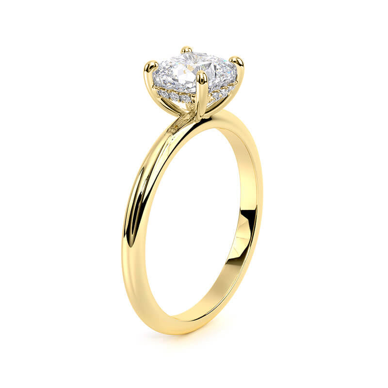 1.50 CT Round E-VVS2 Lab Diamond Ring