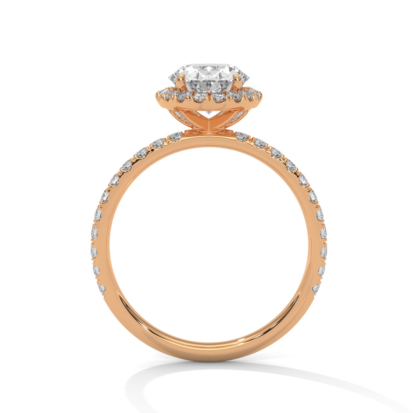 2 CT Oval Cut E-VVS2 Lab Grown Diamond Engagement Ring, Gift For her