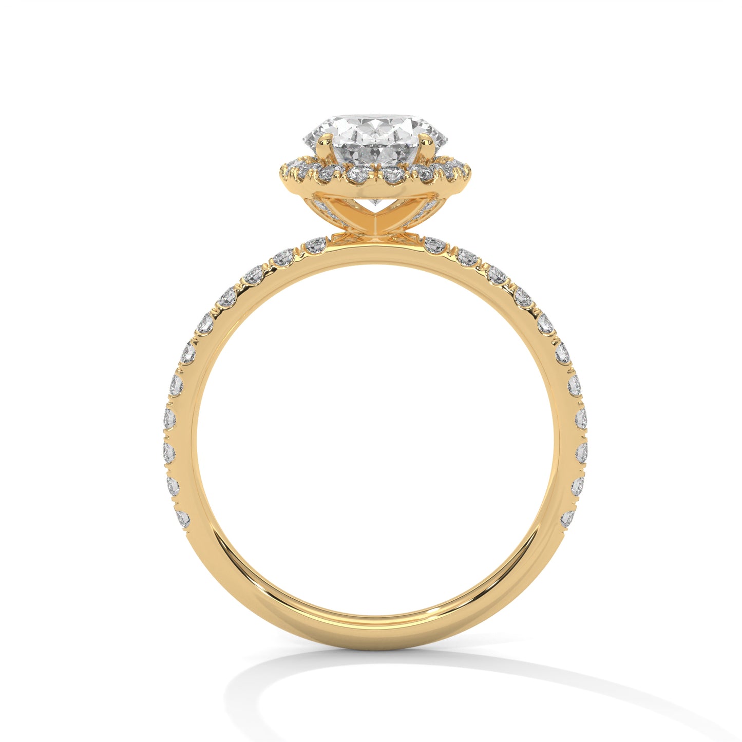 2 CT Oval Cut E-VVS2 Lab Grown Diamond Engagement Ring, Gift For her