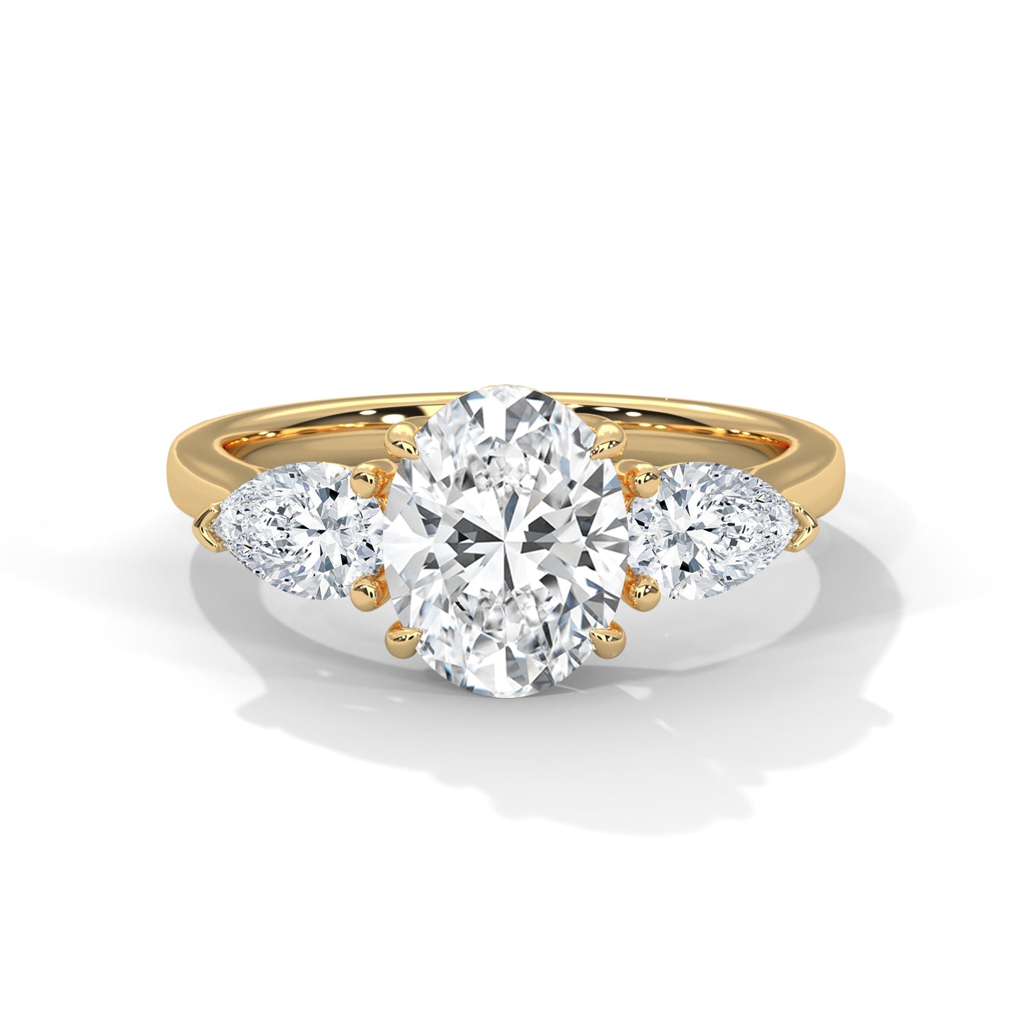 2ct Round Cut E-VVS2 Lab Grown Diamond Engagement Ring, 14K Gold, Ethical Brilliance, Gift for Her