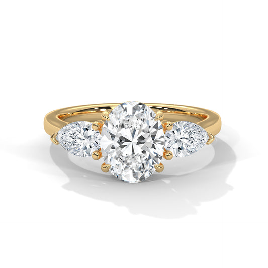 2ct Round Cut E-VVS2 Lab Grown Diamond Engagement Ring, 14K Gold, Ethical Brilliance, Gift for Her