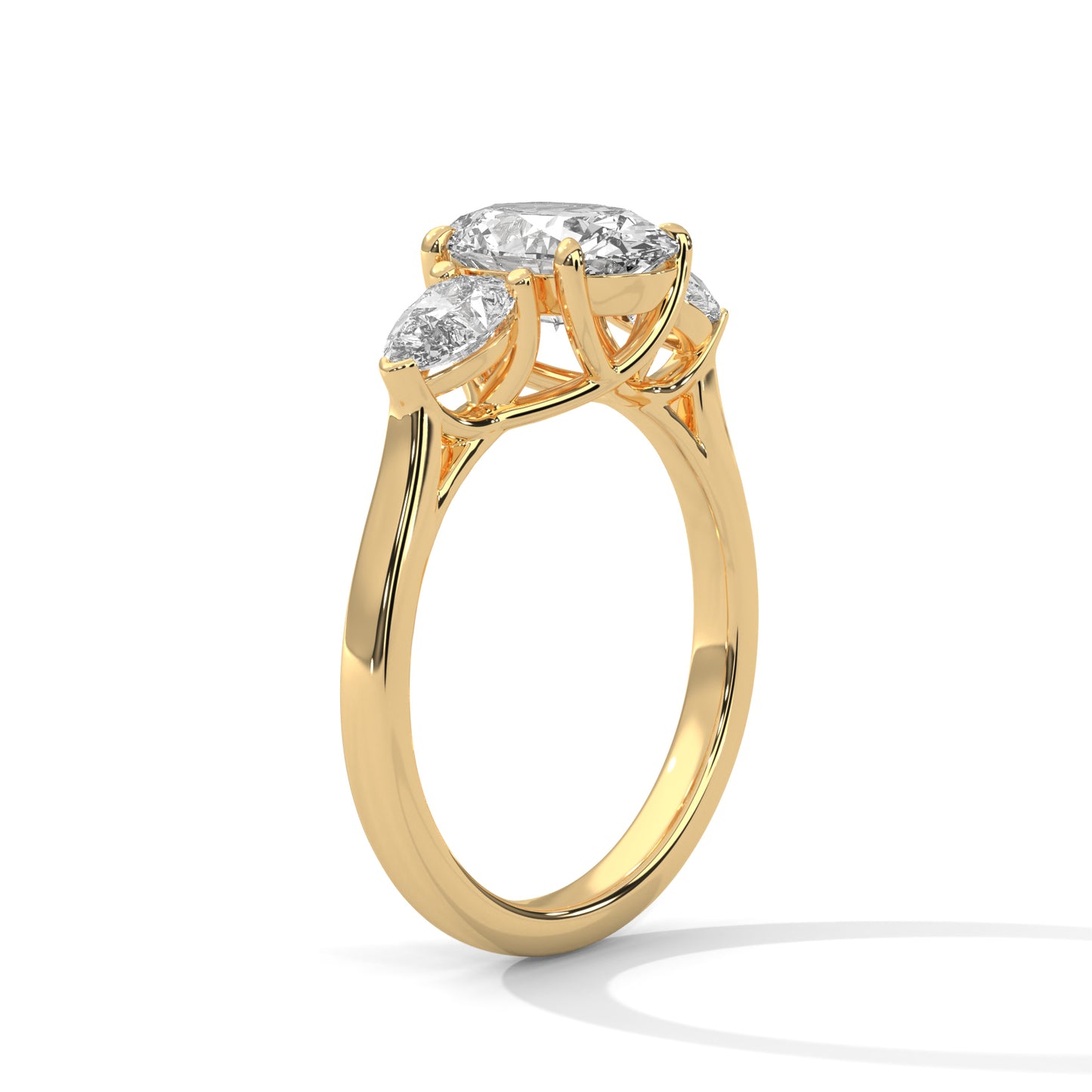 2ct Round Cut E-VVS2 Lab Grown Diamond Engagement Ring, 14K Gold, Ethical Brilliance, Gift for Her