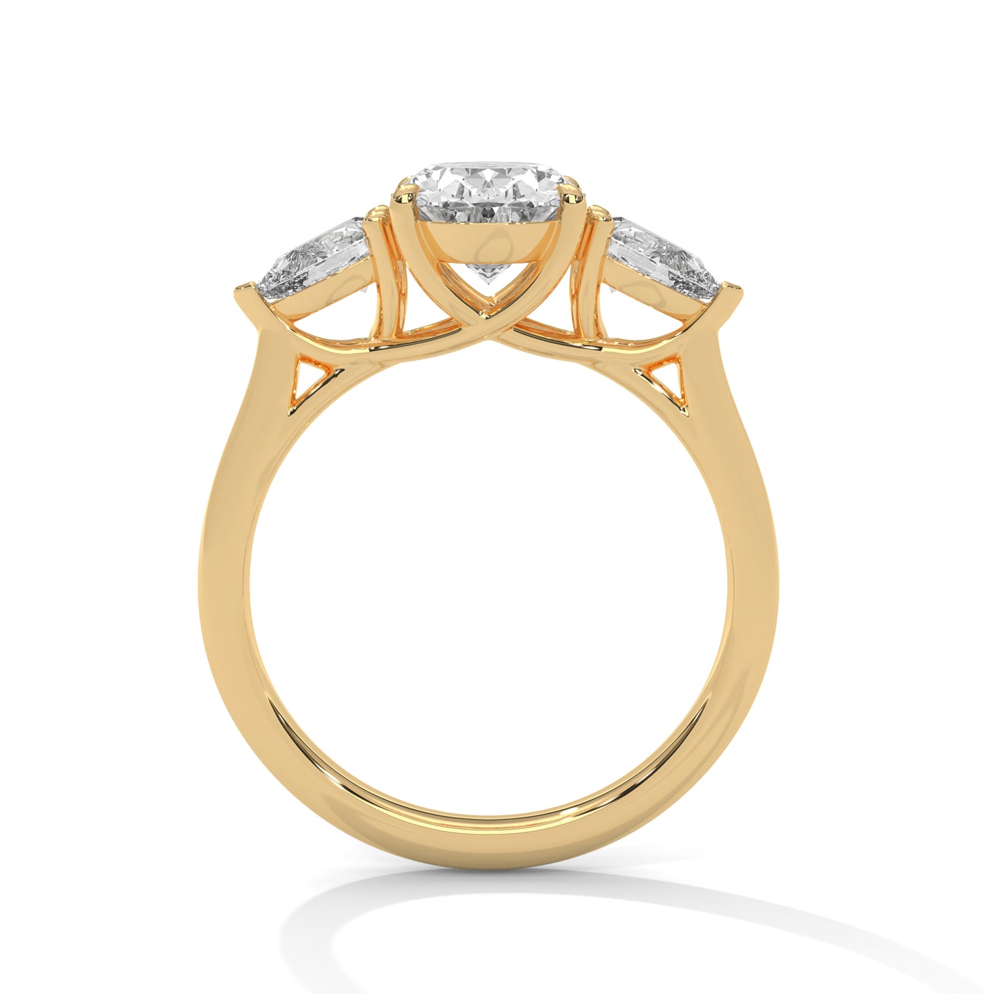 2ct Round Cut E-VVS2 Lab Grown Diamond Engagement Ring, 14K Gold, Ethical Brilliance, Gift for Her