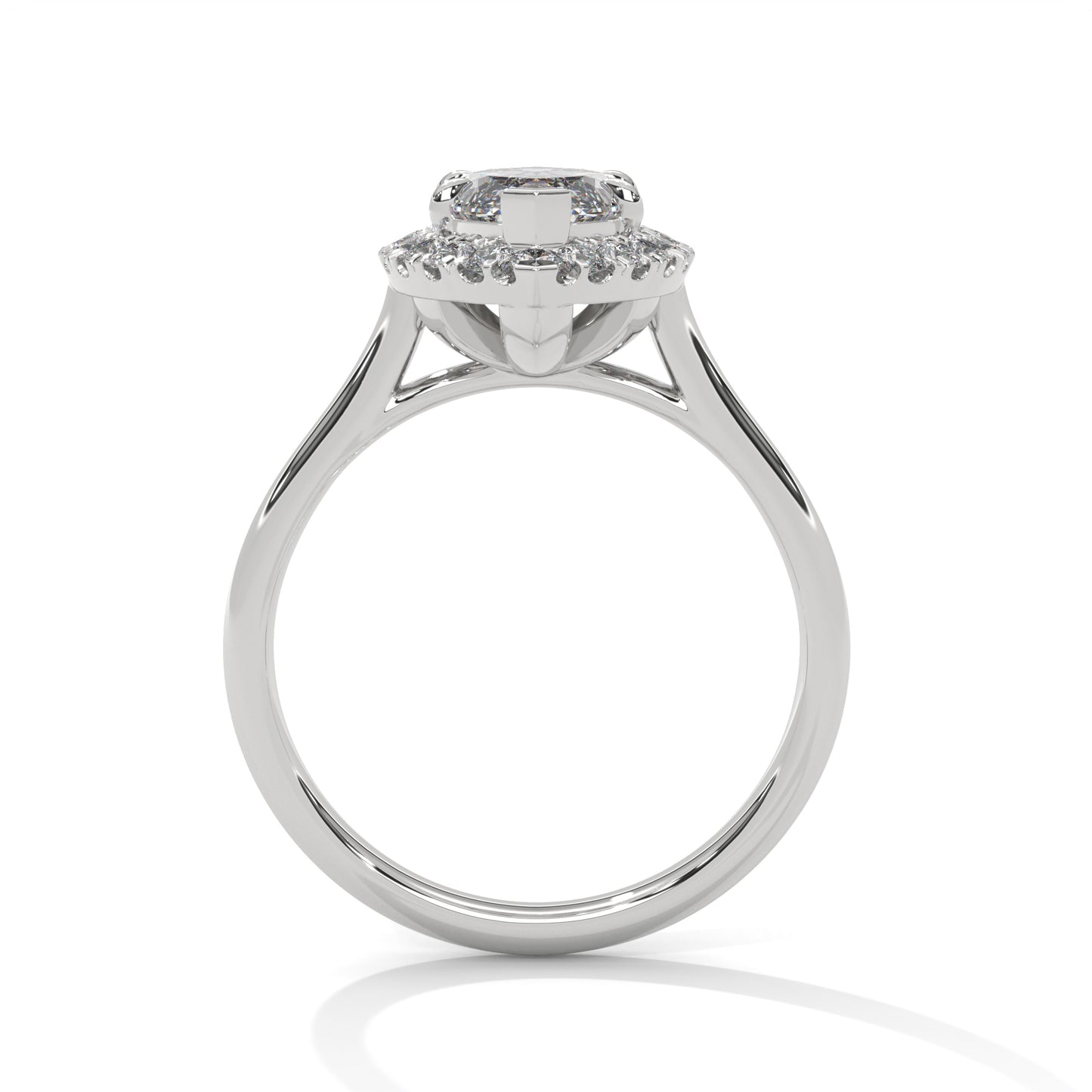 2ct Marquise Cut E-VVS2 Lab Grown Diamond Engagement Ring, 14K Gold, IGI Certified Diamond