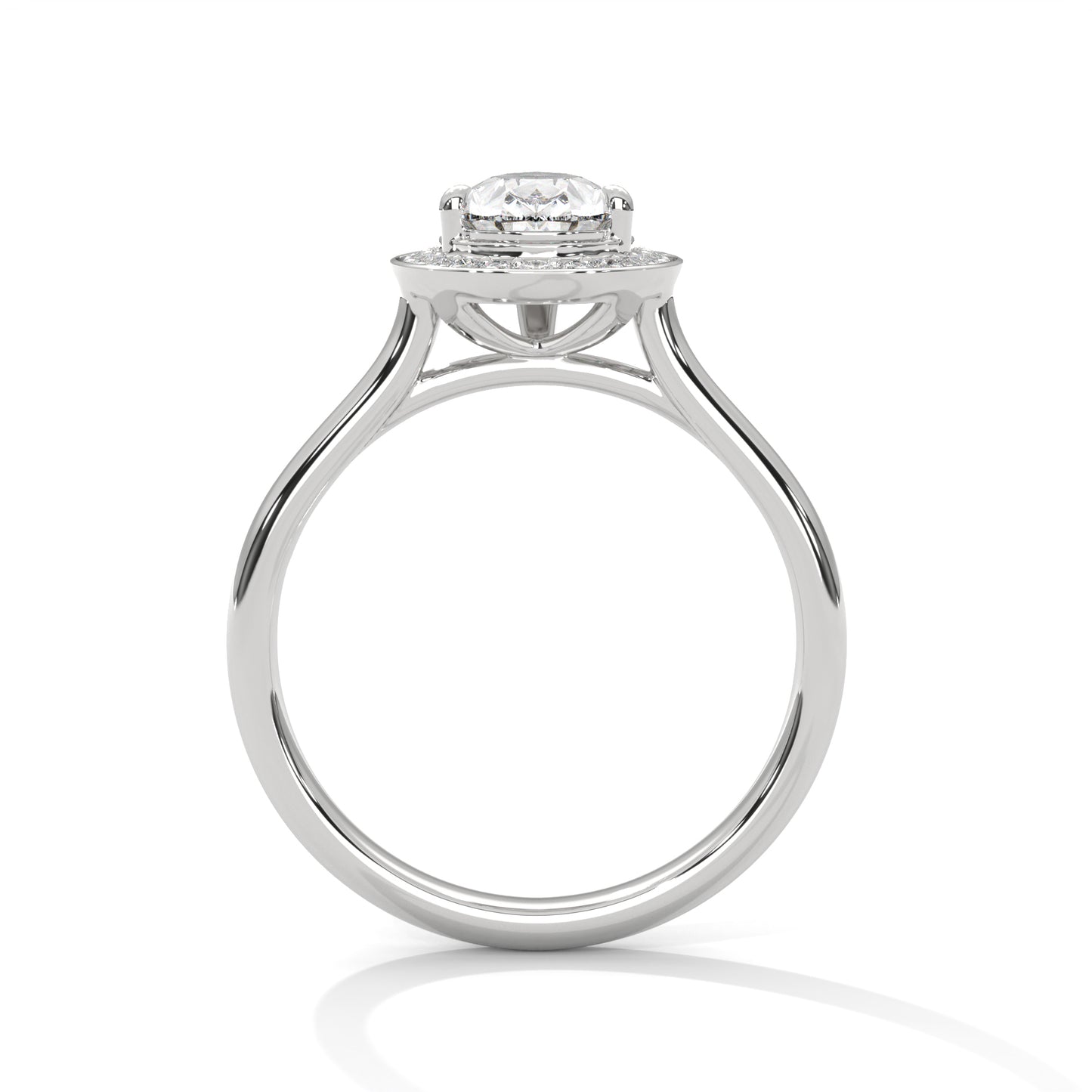 2ct Pear Cut E-VVS2 Lab Grown Diamond Engagement Ring, Bridal Ring