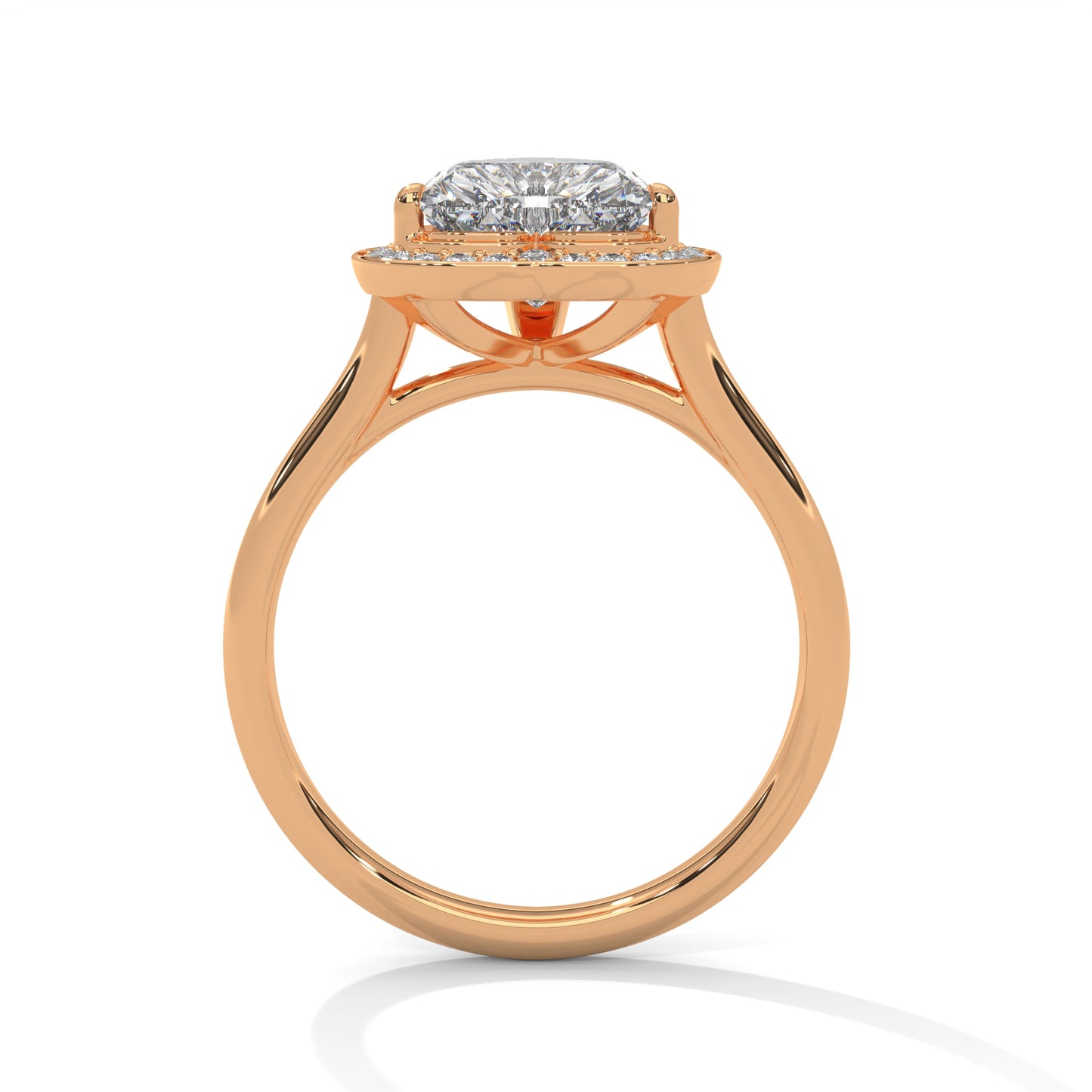 2ct Heart Cut E-VVS2 Lab Grown Diamond Engagement Ring, Proposal Ring