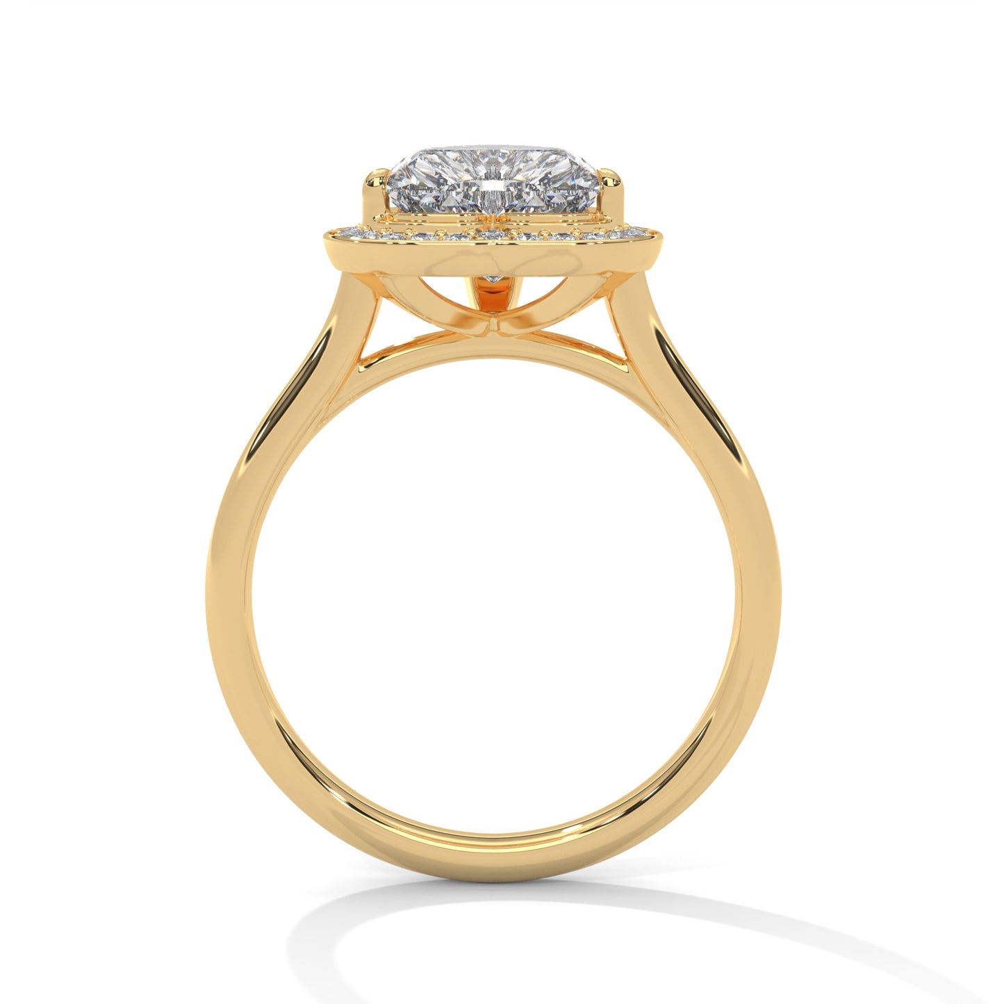 2ct Heart Cut E-VVS2 Lab Grown Diamond Engagement Ring, Proposal Ring