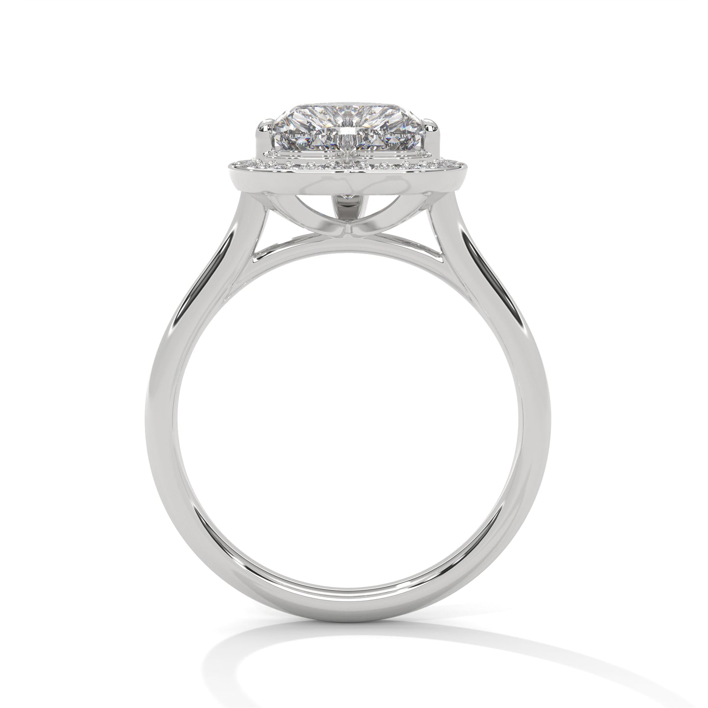 2ct Heart Cut E-VVS2 Lab Grown Diamond Engagement Ring, Proposal Ring