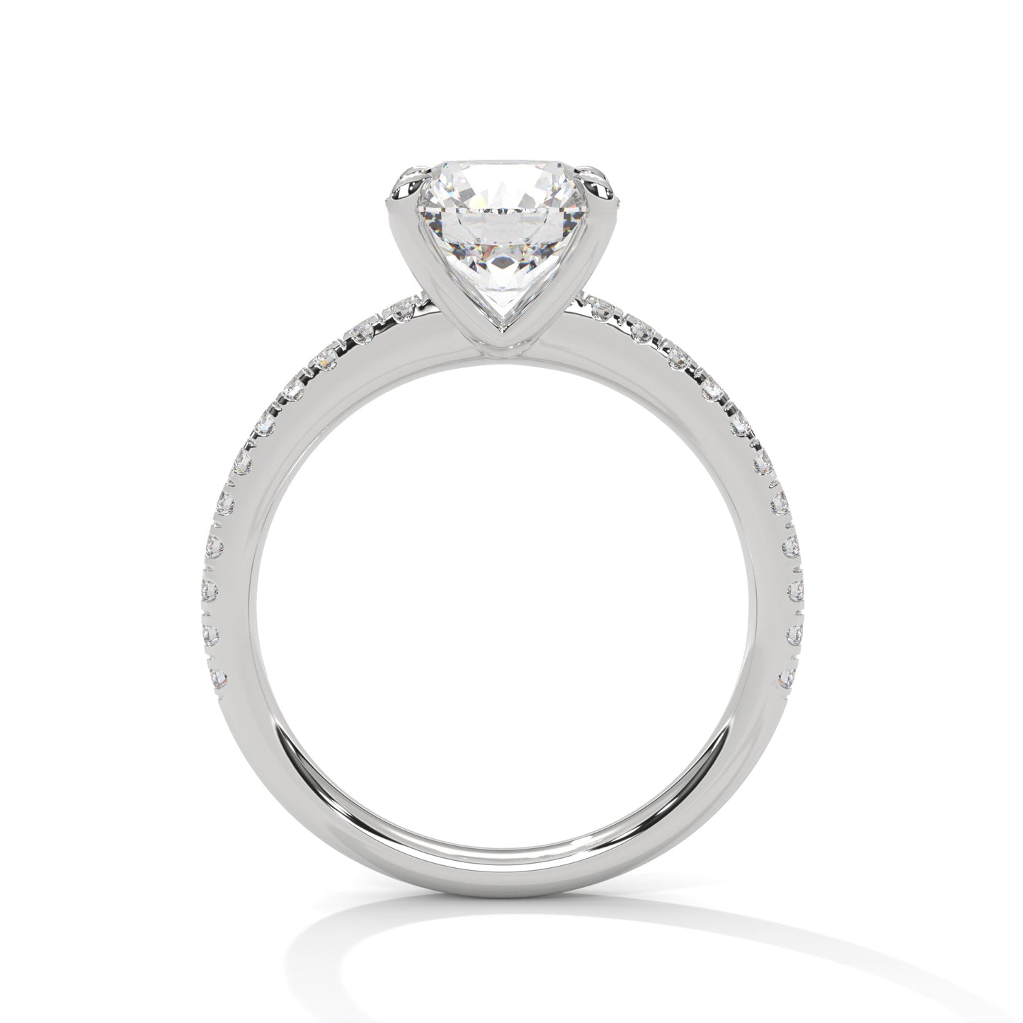2ct Round Cut E-VVS2 Lab Grown Diamond Engagement Ring, Proposal Ring