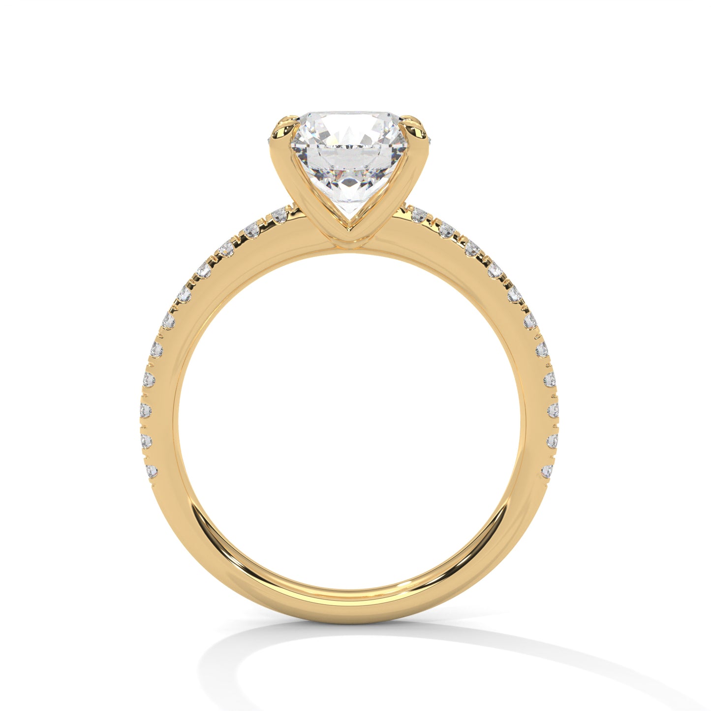 2ct Round Cut E-VVS2 Lab Grown Diamond Engagement Ring, Proposal Ring