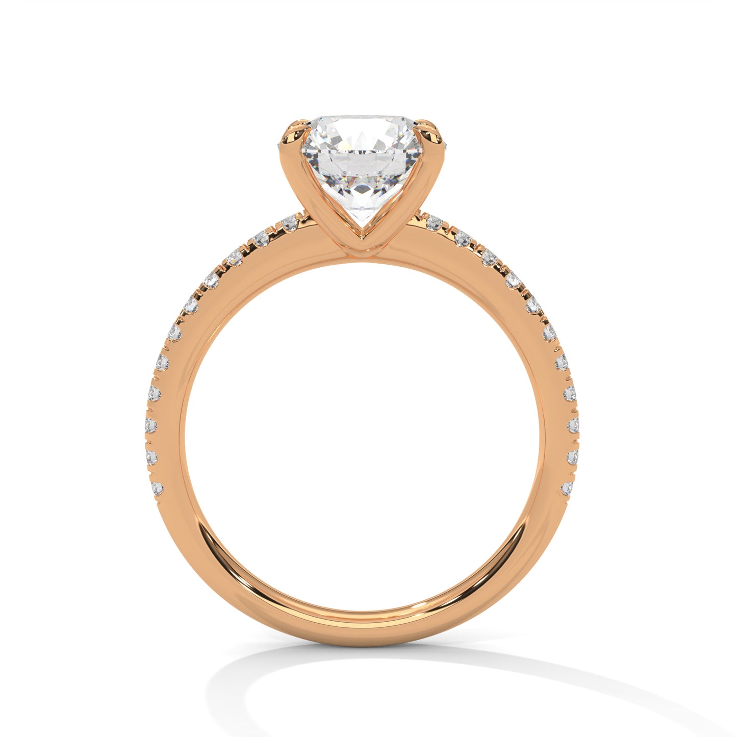 2ct Round Cut E-VVS2 Lab Grown Diamond Engagement Ring, Proposal Ring
