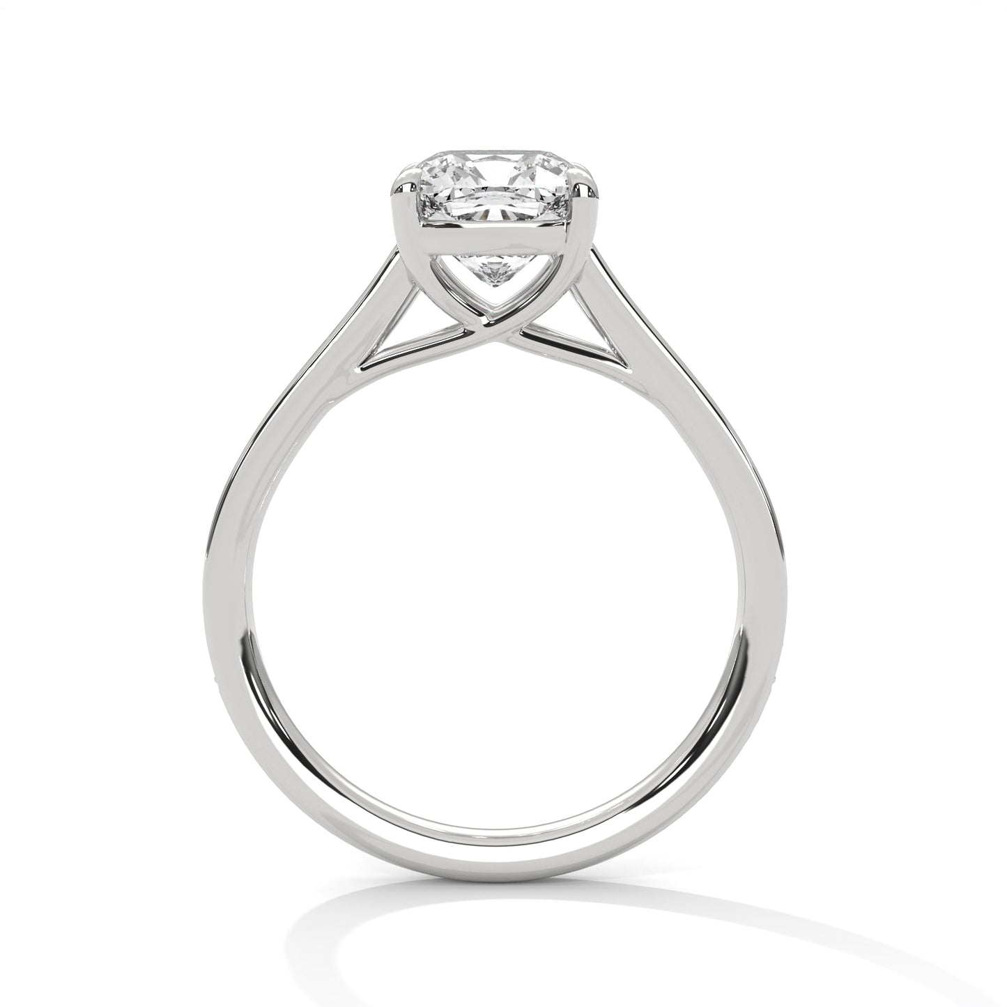 3 CT Round Lab-Grown Diamond Engagement Ring –  Bridal Ring