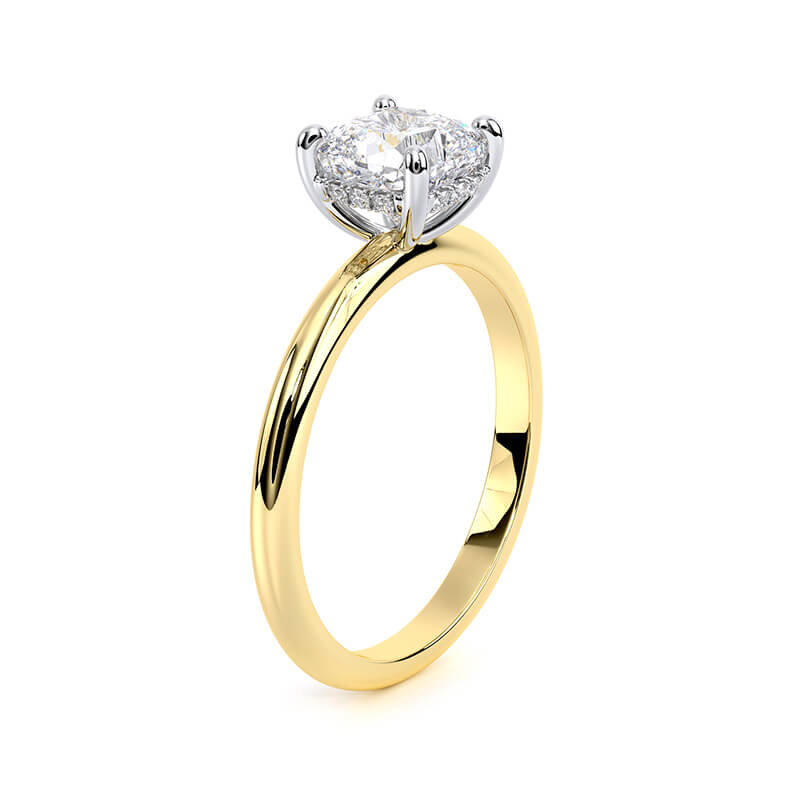 1.50 CT Round E-VVS2 Lab Diamond Ring