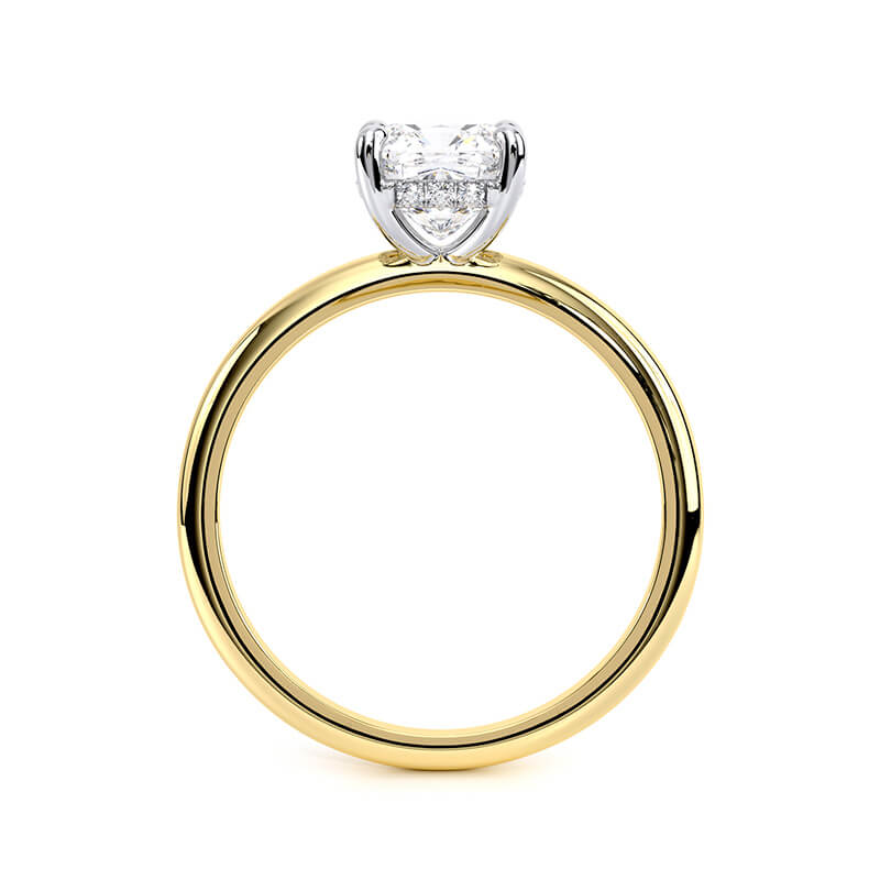 1.50 CT Round E-VVS2 Lab Diamond Ring